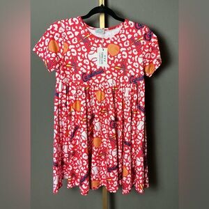 Cardinals Themed Red and White Dress by Foxtail Lilies